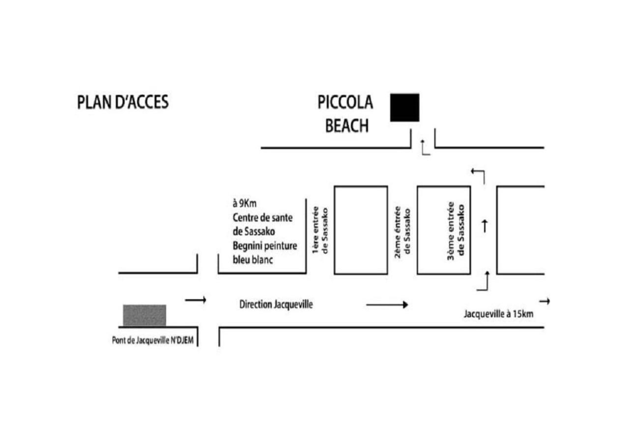Piccola Beach Sassako Begniny Kültér fotó